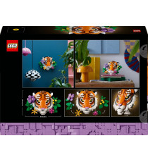 Lego Art - Collezione animali – Tigre - Lego 31217 con Fiori e Piante Botaniche Decorative Anni 18+ 744pz