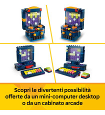 Lego Creator 3in1 - Console di gioco retrò - Lego 31380 Cabinato Arcade o Computer con Tastiera e Mouse Anni 8+ 368pz