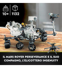 Lego Technic - NASA Mars Rover Perseverance - Lego 42158 Set Spaziale con Esperienza App AR Anni 10+ 1132pz