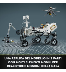 Lego Technic - NASA Mars Rover Perseverance - Lego 42158 Set Spaziale con Esperienza App AR Anni 10+ 1132pz