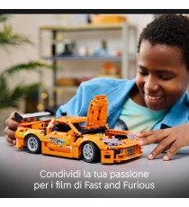 Lego Technic - Fast and Furious Toyota Supra MK4 - Lego 42204 con Motore 6 Cilindri e Portiere Apribili Anni 9+ 810pz