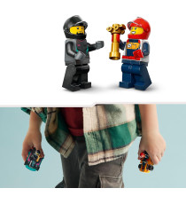 Lego City - Go-kart e piloti - Lego 60400 Kart da Corsa con 2 Minifigure di Piloti Anni 5+ 99pz