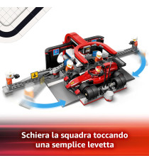 Lego City - Go-kart e piloti - Lego 60400 Pitstop e meccanici con monoposto Ferrari F1 Anni 6+ 322pz