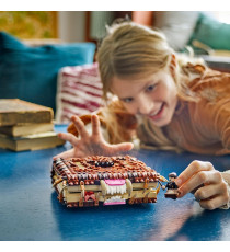 Lego Harry Potter - Il Libro Mostro dei mostri azzannante - Lego 76449 con Motore Pull-Back e Bocca Apribile 518pz Anni 9+