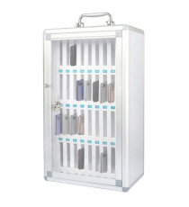 Armadietto portacellulare - 36 posti - 29 x 19 x 50 cm - grigio - Iternet