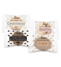Biscotti al burro assortiti - 4 gusti classici - 1250 gr - Loison - conf. 200 biscotti.