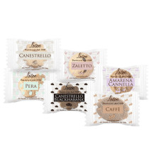 Biscotti al burro assortiti - 6 gusti - 1250 gr - Loison - conf. 200 biscotti