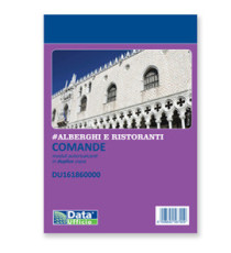 Blocco comande - 25/2 copie autoricalcanti - 10,5 x 7,4 cm - DU161860000 - Data Ufficio