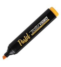 Evidenziatore Tratto Video Pastel - punta a scalpello - tratto da 1 - 5 mm - colori assortiti - Tratto - astuccio 4 pezz