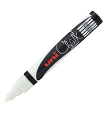 Marcatore a gesso liquido Uni Chalk Marker - punta tonda 1,80 - 2,50 mm - Uni Mitsubishi - busta 4 pezzi