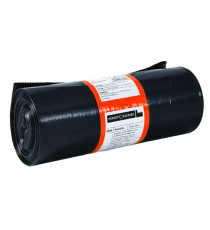 Sacchi per rifiuti Hercules - 90x120 cm - 150 L - 50 micron - nero - PerfettoFactory - rotolo da 10 sacchetti