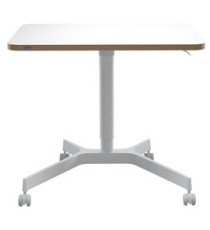 Scrivania Compatta pneumatica Sit-Stand - mobile - 80 x 60 x 75-114 cm - bianco - Leitz
