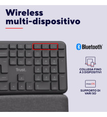 Tastiera -  wireless - Nero  - Trust