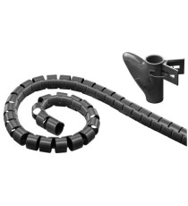 Canalina passacavi Media Range nera 20mm x 2,5 m MRCS301, in Plastica flessibile resistente