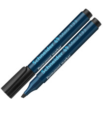 Marcatore permanente Maxx 133 - punta a scalpello - Tratto 1,00-4,00mm - nero - Schneider