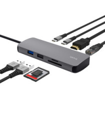 Adattatore multiporta - 8 -in-1 - Dalyx - Trust