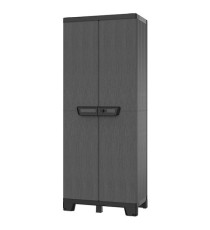 Armadio CAB2680 ardesia - 2 ante - 68 x 39 x 172 cm - plastica - nero - Terry