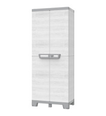 Armadio CAB2680 sequoia - 2 ante - 68 x 39 x 172 cm - plastica - grigio - Terry