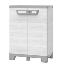 Armadio CAB680 sequoia - 2 ante - 68 x 39 x 93,5 cm - plastica - grigio - Terry