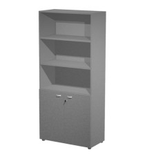 Armadio modulare - a 2 ante basse - 90 x 45,8 x 200 cm - antracite