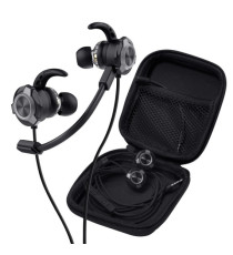 Auricolari - doppio  microfono staccabile - Nero - Trust