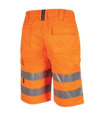 Bermuda alta visibilità Altair - taglia L - arancio fluo - U-Power