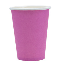 Bicchieri biodegradabili Ecocolor - 250cc - fucsia - Big Party - conf. 25 pezzi