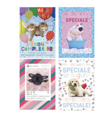 Biglietto Cani e Gatti fotografici - fantasie assortite - Rex Sadoch