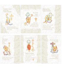 Biglietto Cresima - fantasie assortite - Rex Sadoch