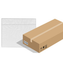 Busta adesiva Speedy Doc - senza stampa - C5 (23 x 16,5 cm) - LDPE - trasparente - Favorit - conf. 1000 pezzi