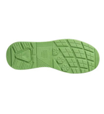 Calzatura bassa da lavoro Ecofitz S1P LOW - numero 44 - maglia riciclata - nero/verde - Safety Jogger