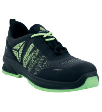 Calzatura di sicurezza MARATONA S1PS SR - numero 35 - maglia/poliuretano - nero/giallo - Deltaplus