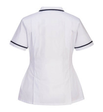 Camice da donna - maniche corte - elasticizzato - taglia S - bianco - Portwest