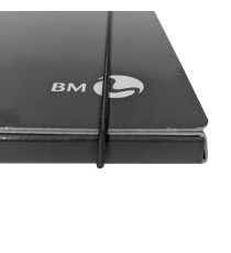 Cartella 3 lembi con elastico - A4 - dorso 1 cm - grigio scuro - BM