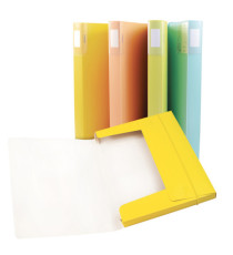 Cartella 3 lembi con elastico Spring - A4 - dorso 3 cm - colori assortiti - Colorosa