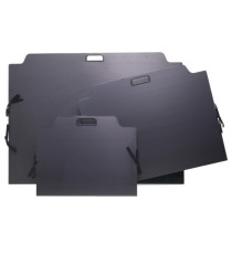 Cartella portadisegni - con maniglia - 35 x 50 cm - nero - Colorosa