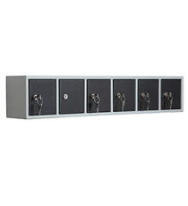 Casellario componibile Annabox - 6 porte - grigio/antracite - Metalpus