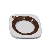 Cestino gettacarte Wastee - per raccolta differenziata - 60 L - Marrone/organico - Kobra