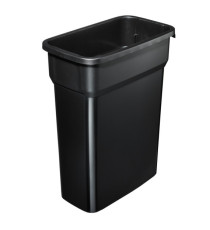 Cestino SELECTO raccolta differenziata - TUV - 29 x 49 x 61 cm - 55 L - nero - Rotho