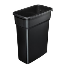 Cestino SELECTO raccolta differenziata - TUV - 29 x 49 x 61 cm - 55 L - nero - Rotho