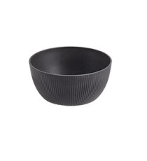 Ciotola buffet Norway - tonda - antracite - Ø23 x 10,5cm - melamina - Leone