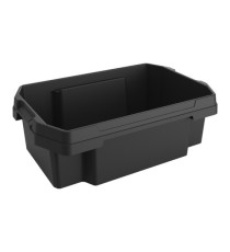 Contenitore multiuso FABER BOX - plastica - nero - 58,5 x 38,5 x 19,51 cm -  30 litri - Terry