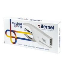 Cucitrice a pinza Virginia spring - bianco - Iternet