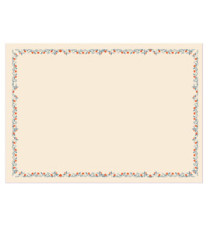 Diplomi - stampa offset fiori - A3 - 120 gr - avorio - Sadoch - conf. 10 pezzi