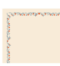 Diplomi - stampa offset fiori - A4 - 120 gr - avorio - Sadoch - conf. 10 pezzi