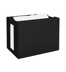 Dispenser antibatterico - per tovaglioli interfogliati - nero – Papernet