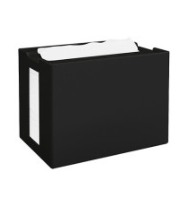 Dispenser antibatterico - per tovaglioli interfogliati - nero – Papernet