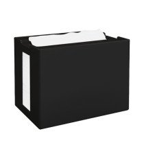 Dispenser antibatterico - per tovaglioli interfogliati - nero – Papernet
