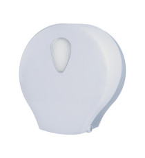Dispenser carta igienica Stileco - rotolo mini jumbo - 12,5 x 25,3 x 27,2 cm - ABS - bianco - Medial International