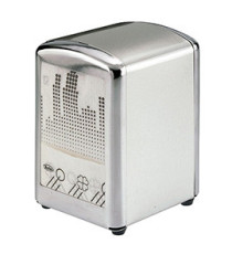 Dispenser tovaglioli da bar - 10x9x13 cm - argento - Leone